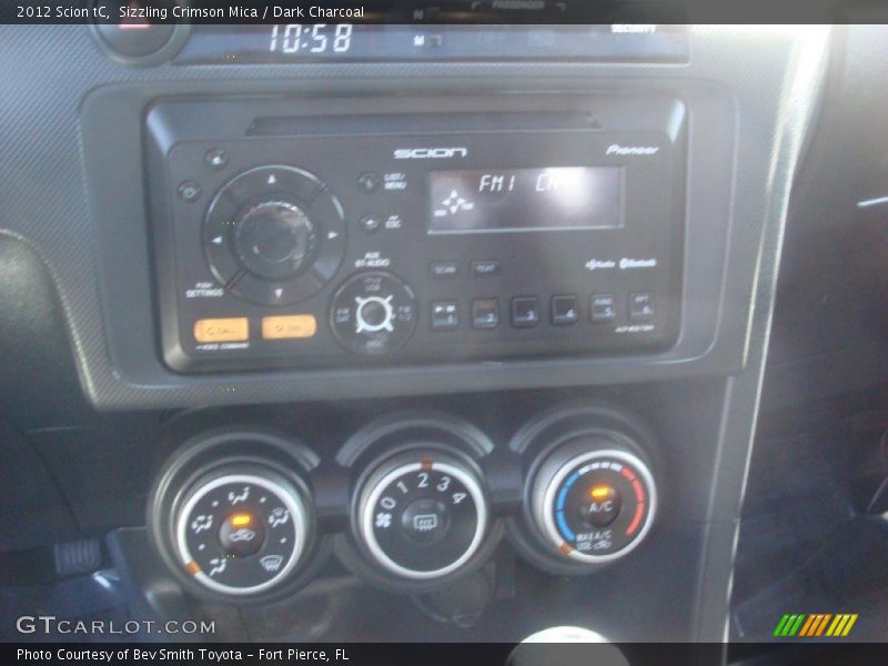 Sizzling Crimson Mica / Dark Charcoal 2012 Scion tC