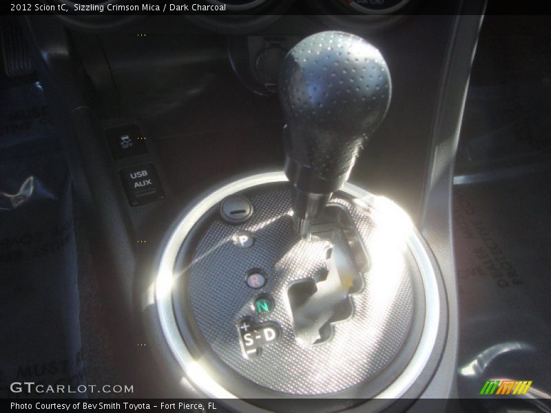 Sizzling Crimson Mica / Dark Charcoal 2012 Scion tC