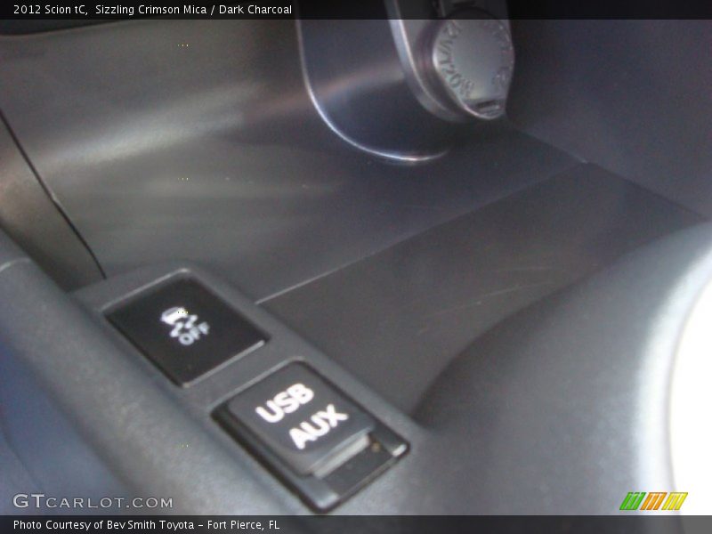 Sizzling Crimson Mica / Dark Charcoal 2012 Scion tC