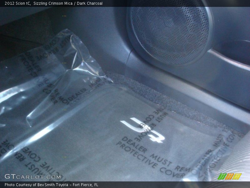 Sizzling Crimson Mica / Dark Charcoal 2012 Scion tC