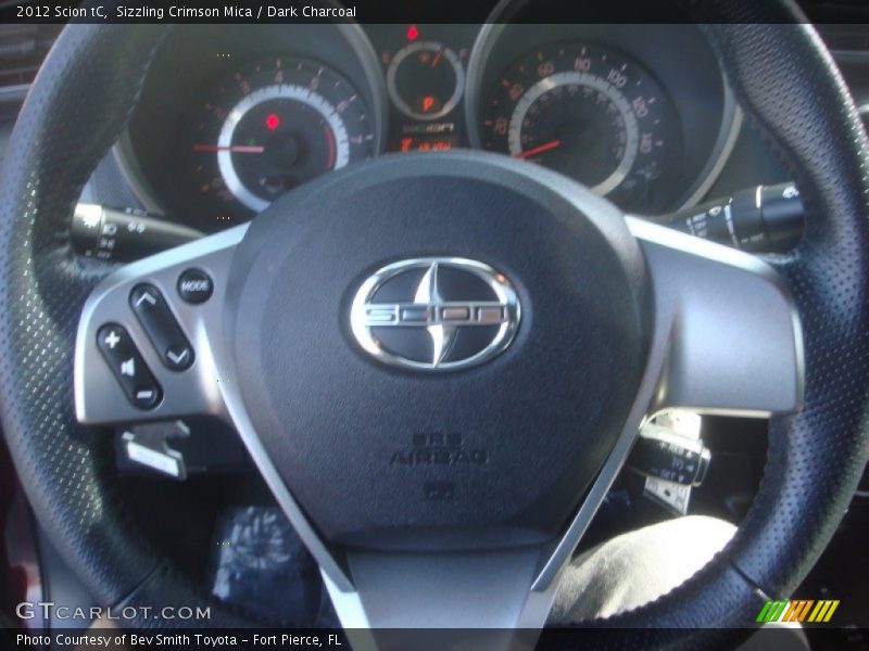Sizzling Crimson Mica / Dark Charcoal 2012 Scion tC