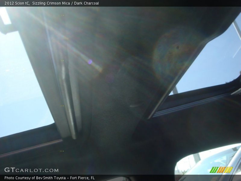 Sizzling Crimson Mica / Dark Charcoal 2012 Scion tC