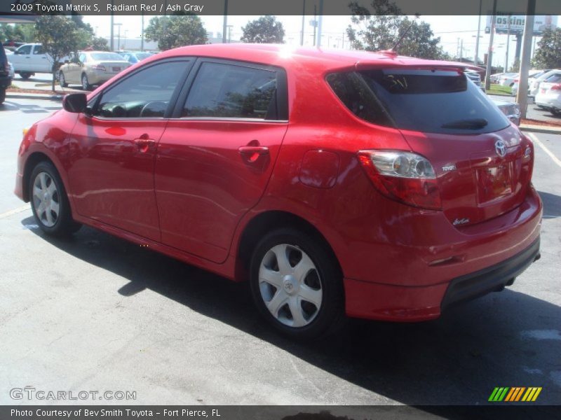 Radiant Red / Ash Gray 2009 Toyota Matrix S