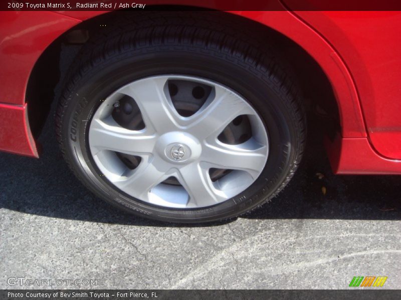 Radiant Red / Ash Gray 2009 Toyota Matrix S