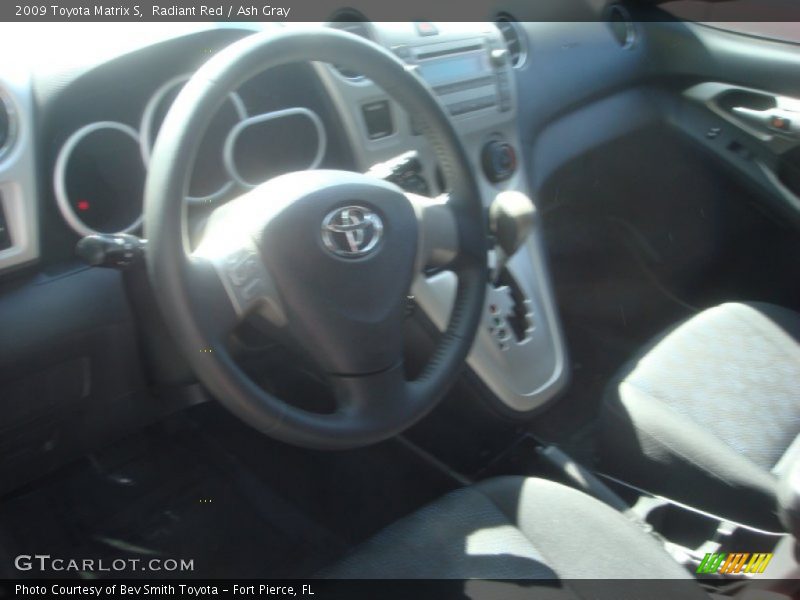Radiant Red / Ash Gray 2009 Toyota Matrix S