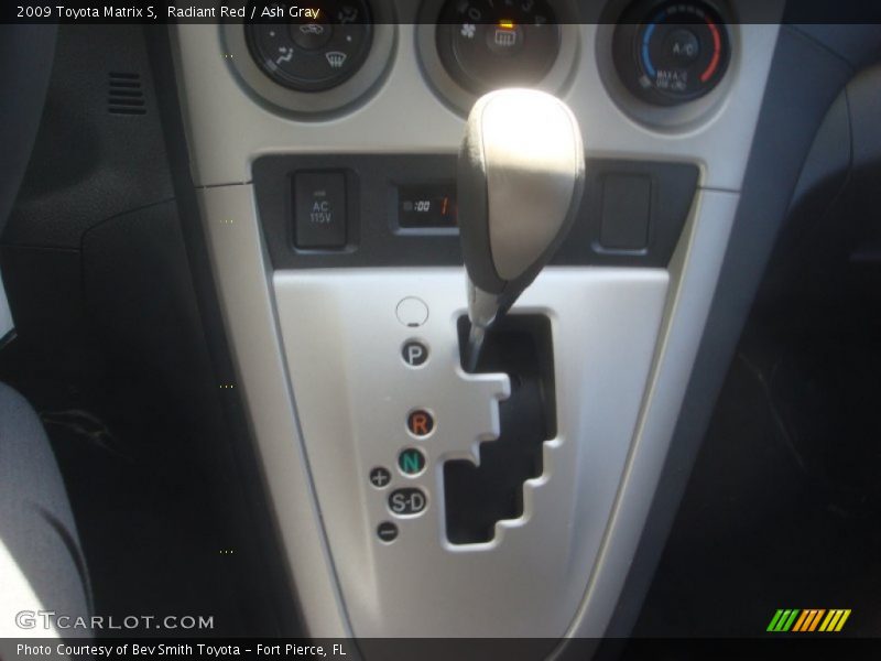 Radiant Red / Ash Gray 2009 Toyota Matrix S