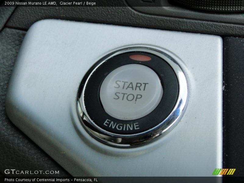 Glacier Pearl / Beige 2009 Nissan Murano LE AWD