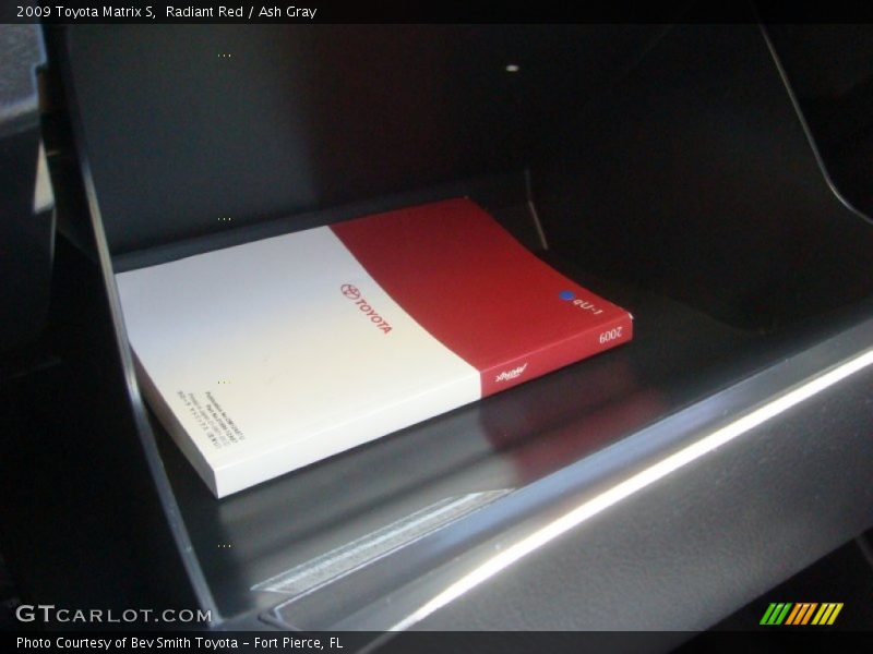 Radiant Red / Ash Gray 2009 Toyota Matrix S