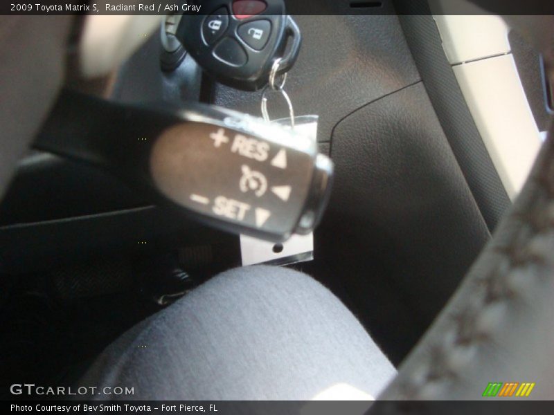 Radiant Red / Ash Gray 2009 Toyota Matrix S