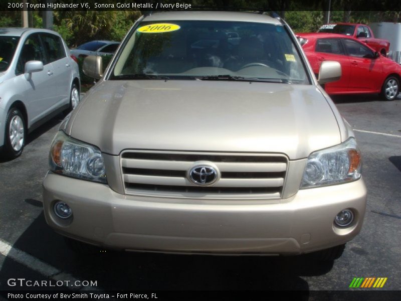 Sonora Gold Metallic / Ivory Beige 2006 Toyota Highlander V6