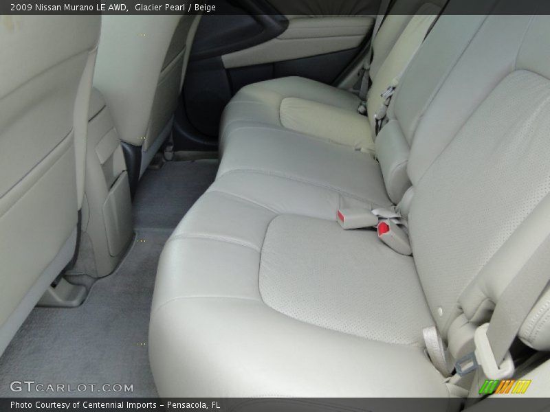 Glacier Pearl / Beige 2009 Nissan Murano LE AWD