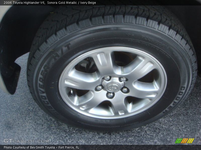 Sonora Gold Metallic / Ivory Beige 2006 Toyota Highlander V6