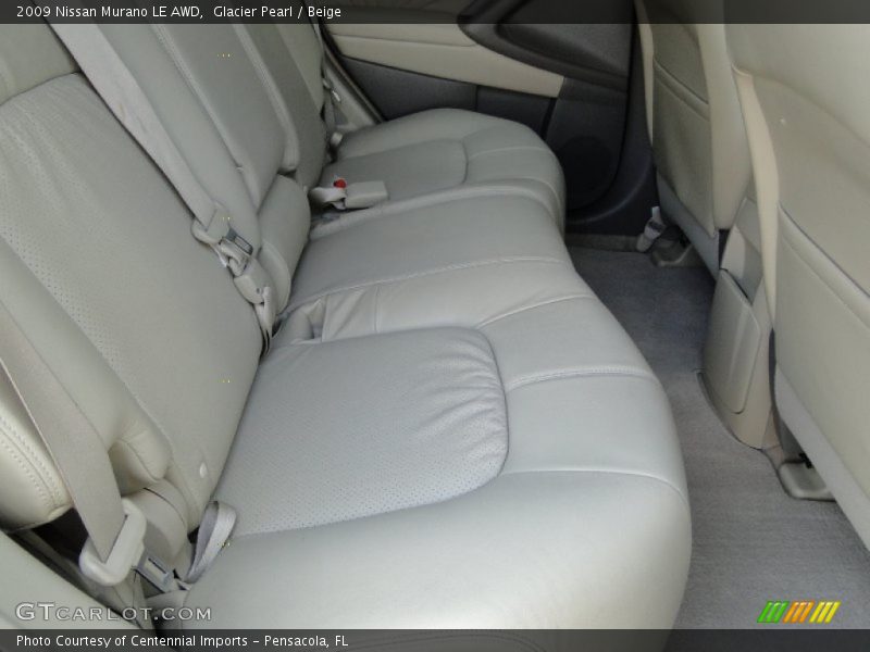 Glacier Pearl / Beige 2009 Nissan Murano LE AWD