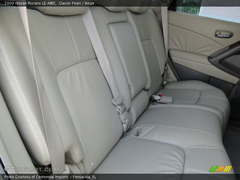 Glacier Pearl / Beige 2009 Nissan Murano LE AWD