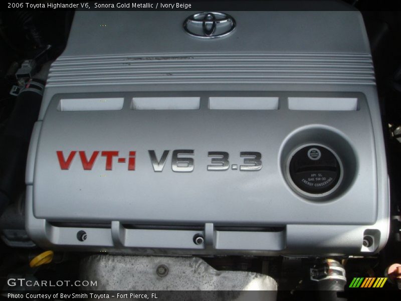 Sonora Gold Metallic / Ivory Beige 2006 Toyota Highlander V6