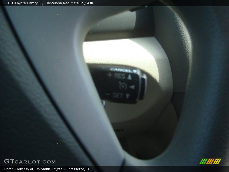 Barcelona Red Metallic / Ash 2011 Toyota Camry LE