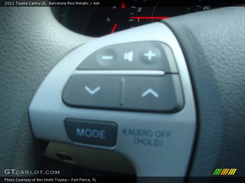 Barcelona Red Metallic / Ash 2011 Toyota Camry LE