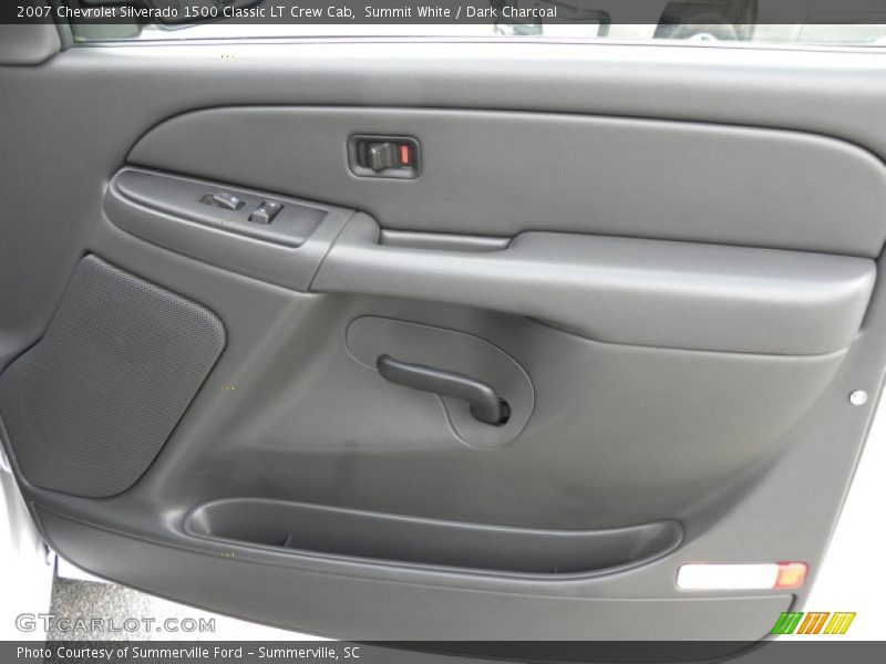 Summit White / Dark Charcoal 2007 Chevrolet Silverado 1500 Classic LT Crew Cab