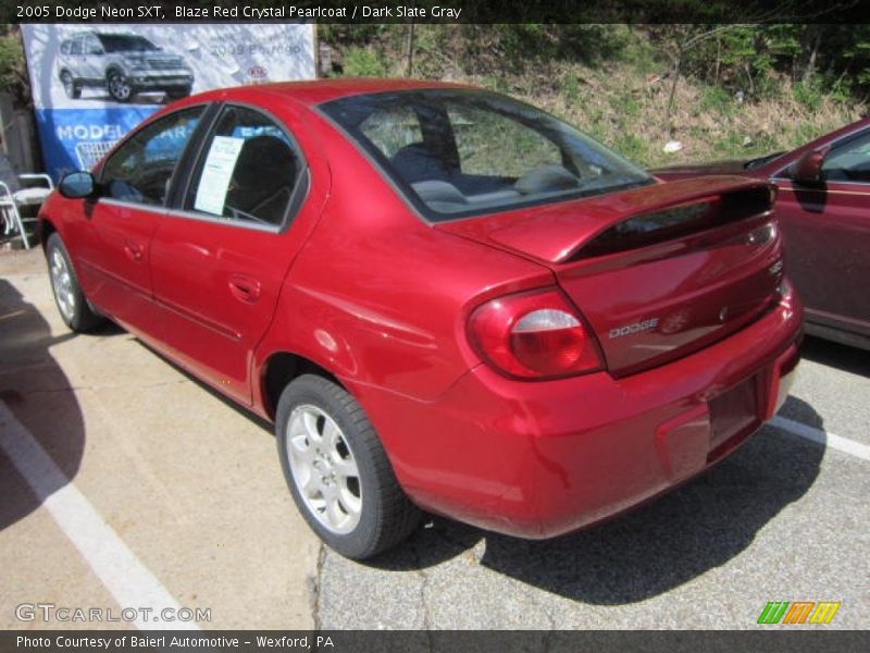 Blaze Red Crystal Pearlcoat / Dark Slate Gray 2005 Dodge Neon SXT