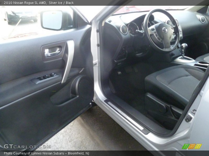 Silver Ice / Black 2010 Nissan Rogue SL AWD