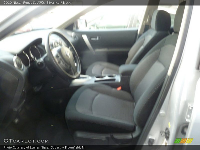 Silver Ice / Black 2010 Nissan Rogue SL AWD