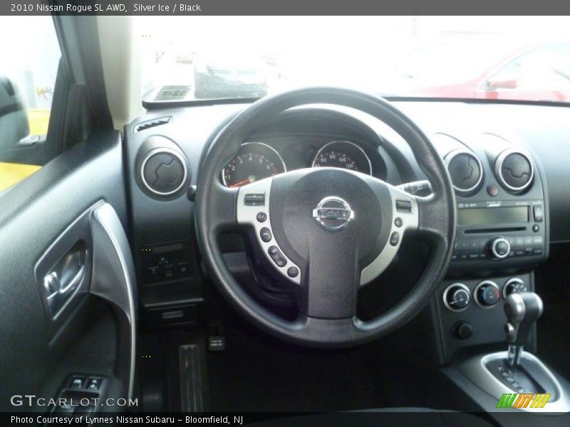 Silver Ice / Black 2010 Nissan Rogue SL AWD