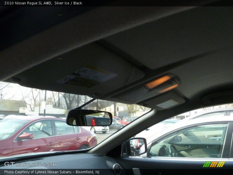 Silver Ice / Black 2010 Nissan Rogue SL AWD