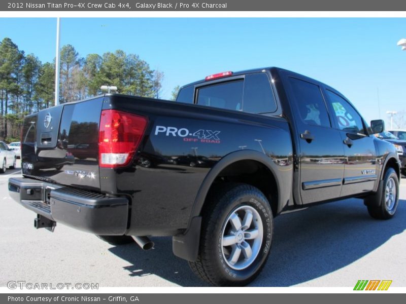 Galaxy Black / Pro 4X Charcoal 2012 Nissan Titan Pro-4X Crew Cab 4x4