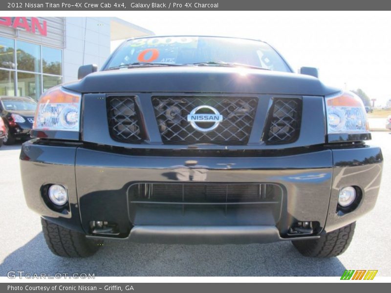 Galaxy Black / Pro 4X Charcoal 2012 Nissan Titan Pro-4X Crew Cab 4x4
