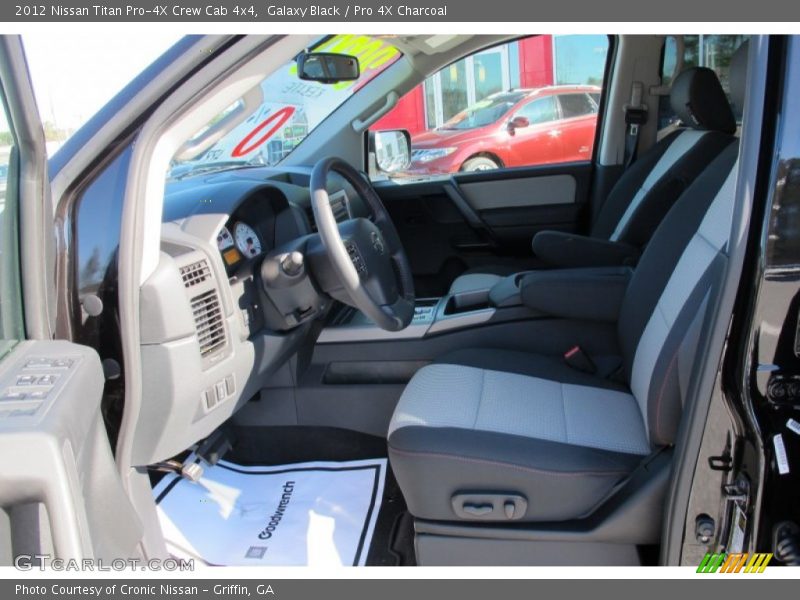  2012 Titan Pro-4X Crew Cab 4x4 Pro 4X Charcoal Interior