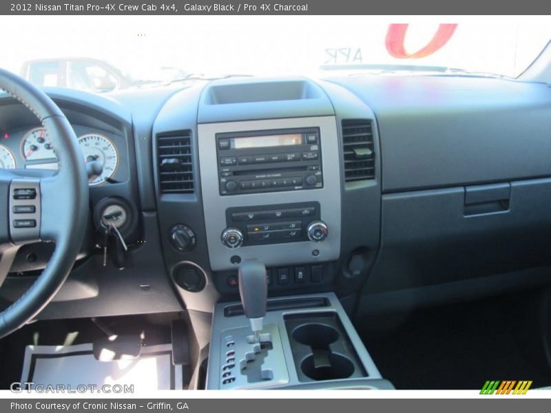 Galaxy Black / Pro 4X Charcoal 2012 Nissan Titan Pro-4X Crew Cab 4x4
