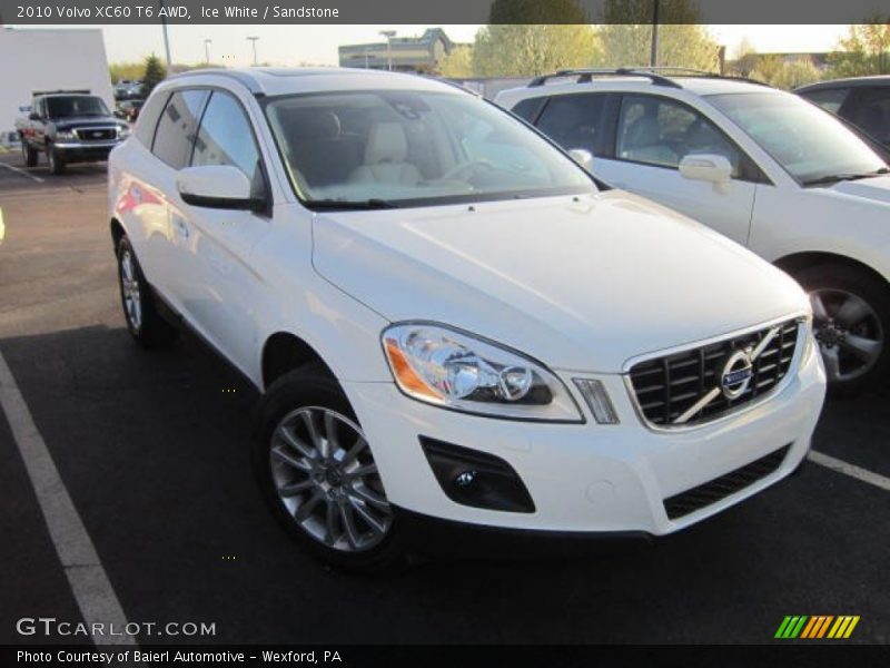 Ice White / Sandstone 2010 Volvo XC60 T6 AWD
