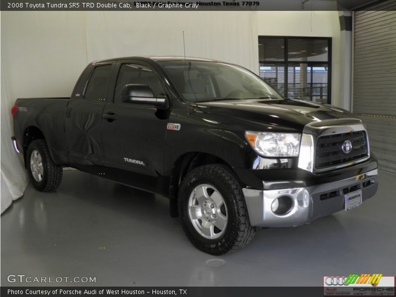 Black / Graphite Gray 2008 Toyota Tundra SR5 TRD Double Cab
