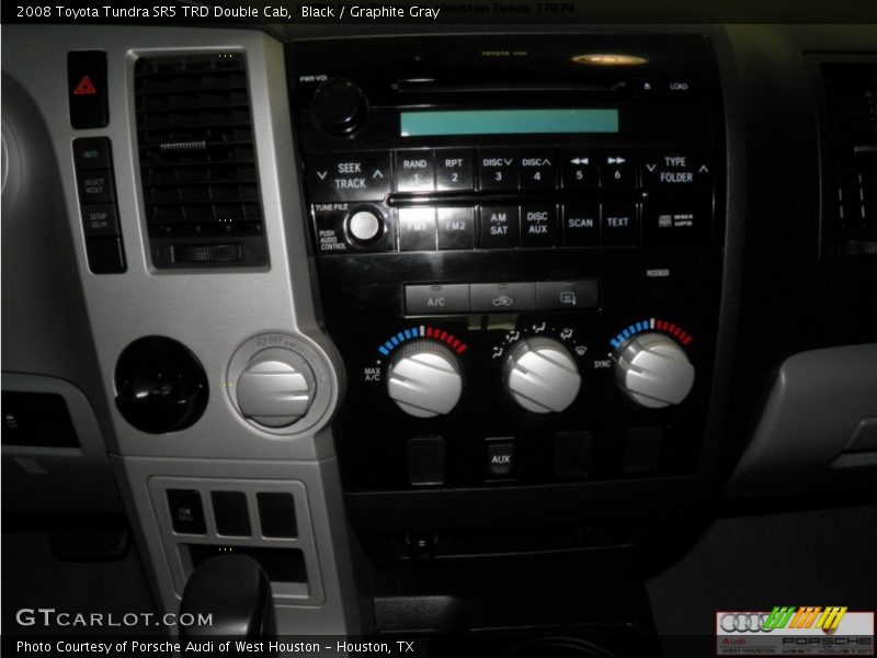 Black / Graphite Gray 2008 Toyota Tundra SR5 TRD Double Cab