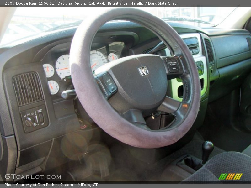 Bright Silver Metallic / Dark Slate Gray 2005 Dodge Ram 1500 SLT Daytona Regular Cab 4x4