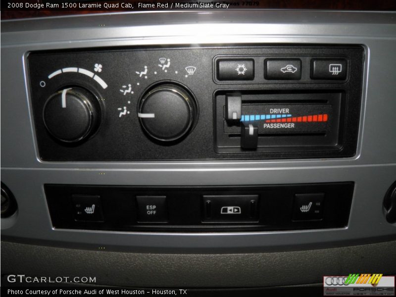 Flame Red / Medium Slate Gray 2008 Dodge Ram 1500 Laramie Quad Cab