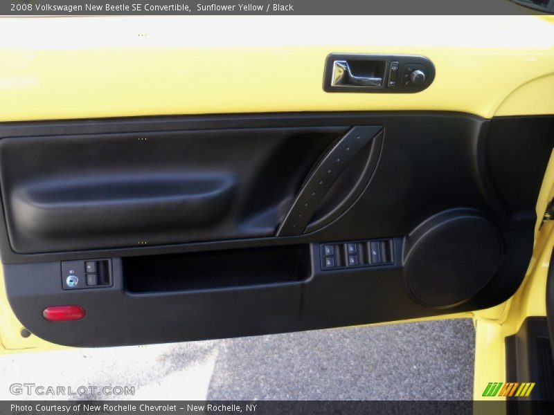 Sunflower Yellow / Black 2008 Volkswagen New Beetle SE Convertible