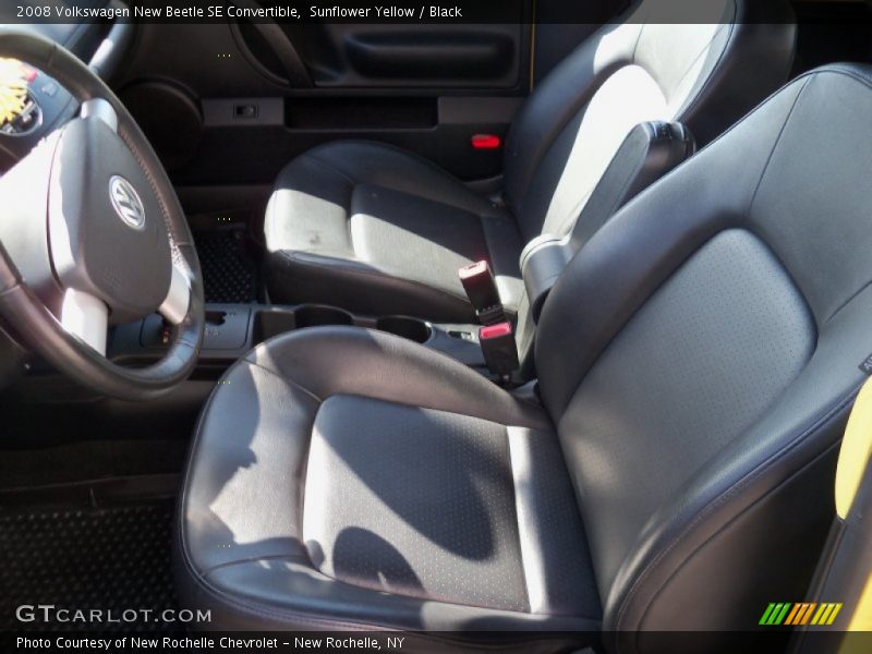 Sunflower Yellow / Black 2008 Volkswagen New Beetle SE Convertible