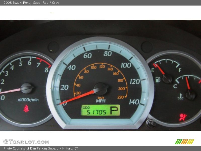 Super Red / Grey 2008 Suzuki Reno
