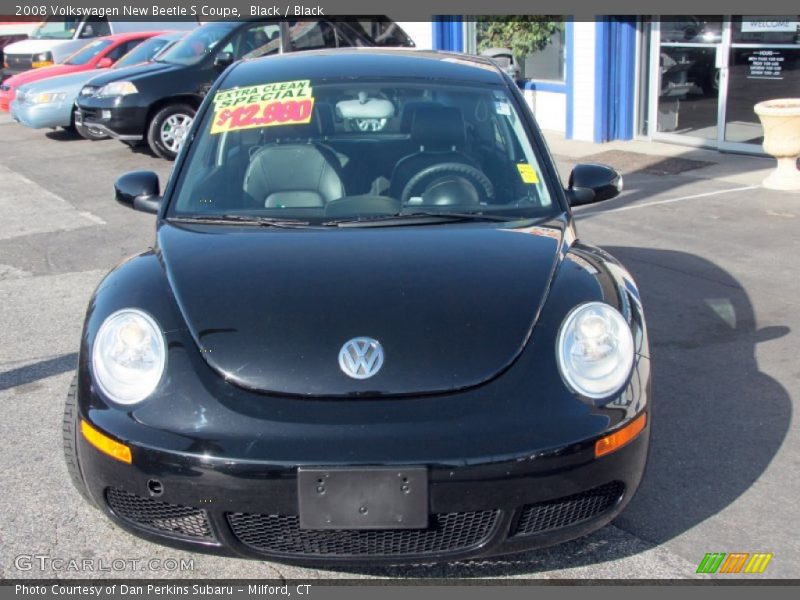 Black / Black 2008 Volkswagen New Beetle S Coupe