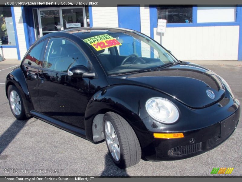 Black / Black 2008 Volkswagen New Beetle S Coupe
