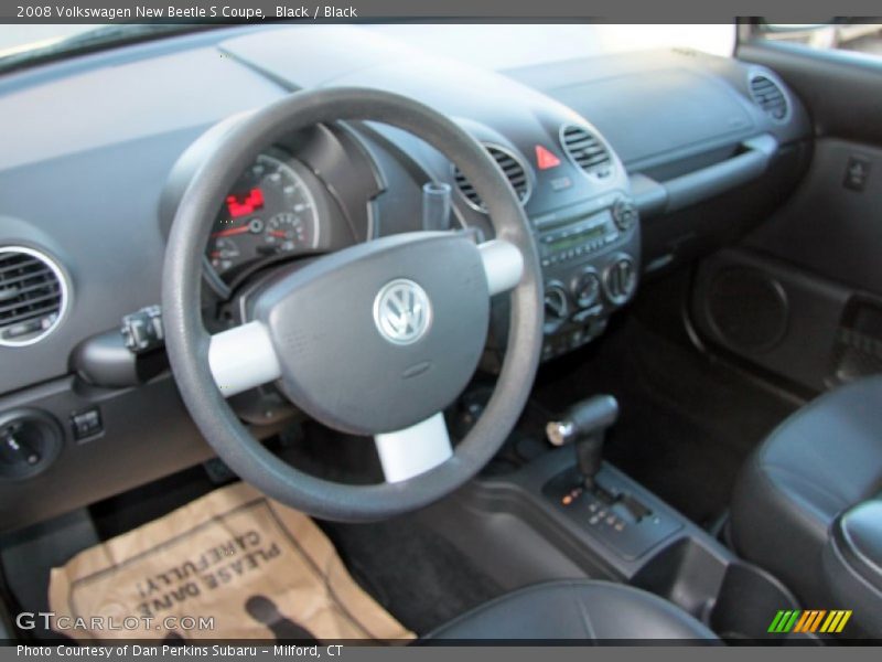 Black / Black 2008 Volkswagen New Beetle S Coupe
