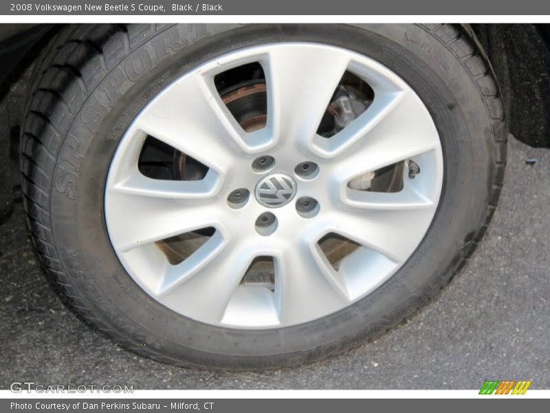 Black / Black 2008 Volkswagen New Beetle S Coupe