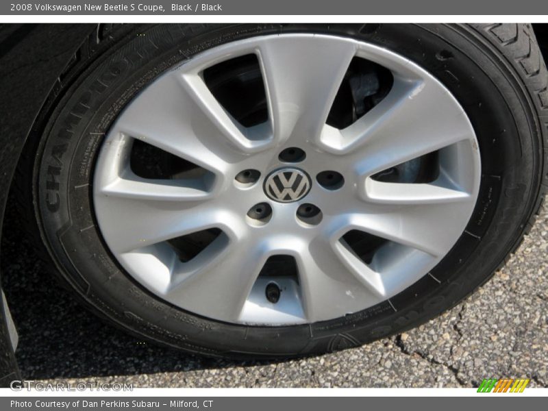 Black / Black 2008 Volkswagen New Beetle S Coupe