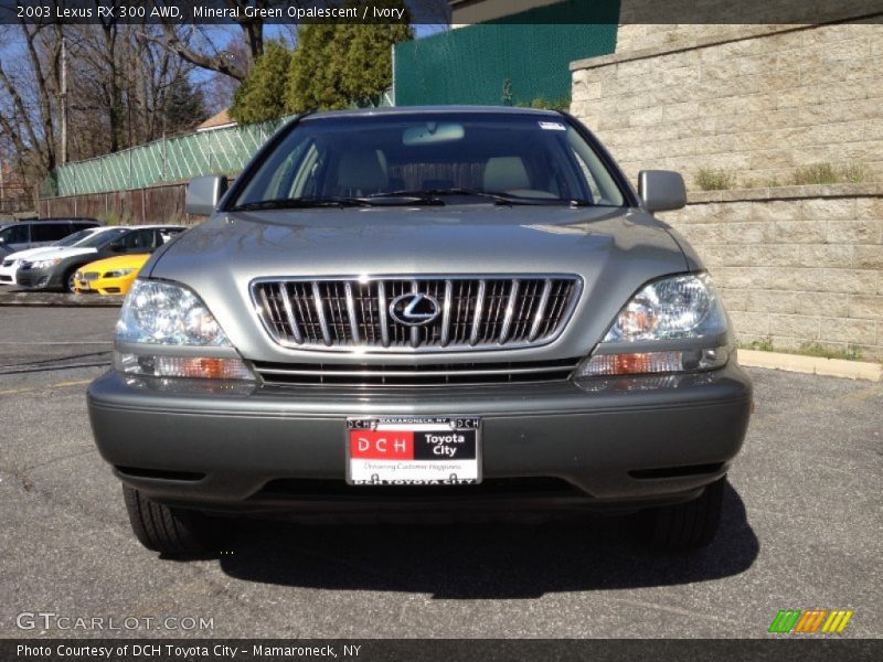 Mineral Green Opalescent / Ivory 2003 Lexus RX 300 AWD
