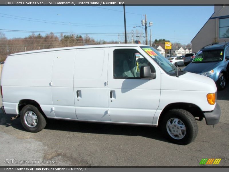 Oxford White / Medium Flint 2003 Ford E Series Van E150 Commercial