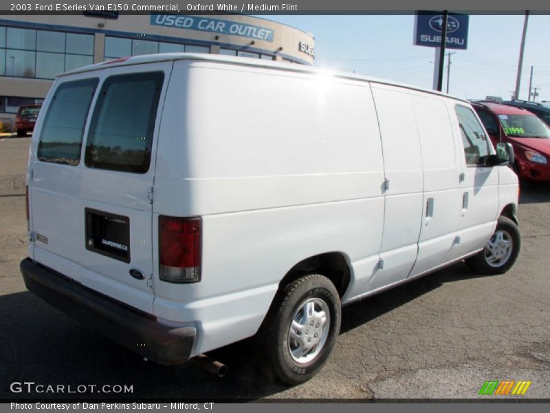 Oxford White / Medium Flint 2003 Ford E Series Van E150 Commercial