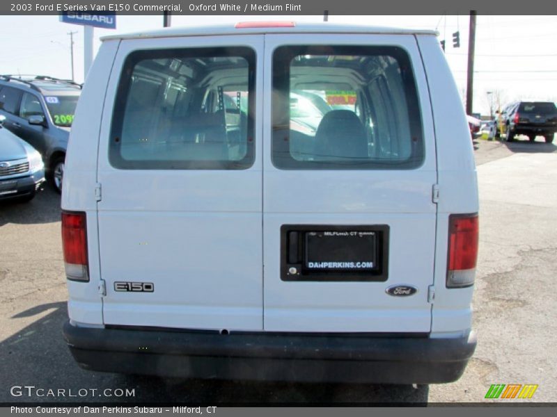 Oxford White / Medium Flint 2003 Ford E Series Van E150 Commercial