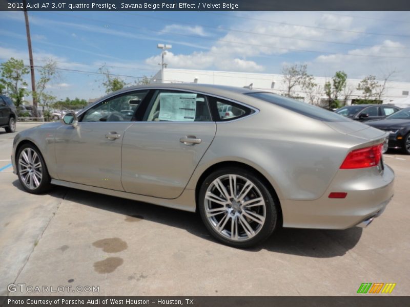  2012 A7 3.0T quattro Prestige Savana Beige Pearl Effect