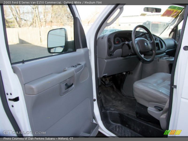 Oxford White / Medium Flint 2003 Ford E Series Van E150 Commercial